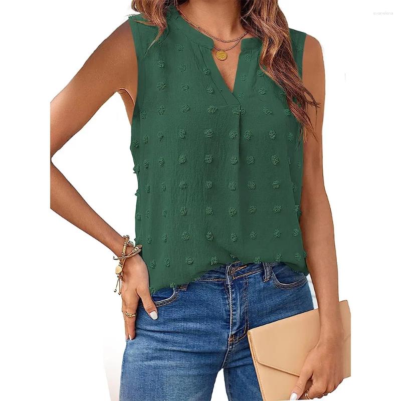 Women's Tan Womens Tops Summer Tank Top For Women Sleeveless Shirts 2024 Spring Corset V Neck Dr Casual Tshirts