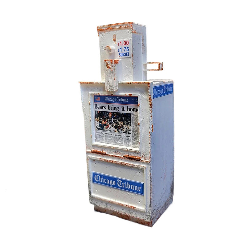 Miniature American Payphone In 1 12 Scale Mini Vintage Style Dollhouse Furniture Phone Booth Model Accessorries Decoration 240624