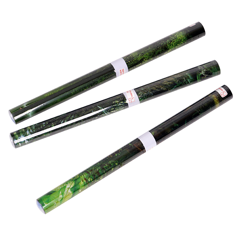 Aquarium Background Poster PVC Adhesive Sticker Fish Tank Seafloor Water Grass Background Decoration Painting PVC Sticker