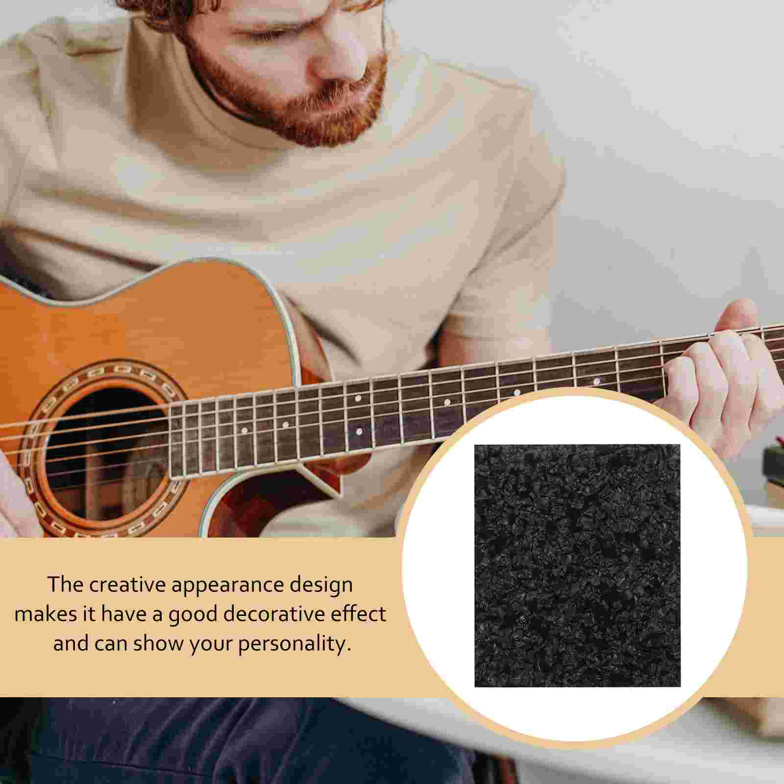 Electric Guitar Parts Guitar Pickguard Sticker Anti Scratch Guitar Guard Sticker Self Adhesive Pick Guard Acoustic Guitar