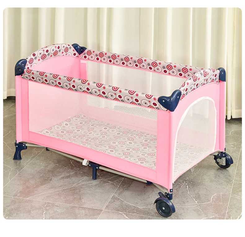 Baby Cribs Kids Cribs Baby Bed Wood Baby Furniture 4 in 1 Child Bed WX