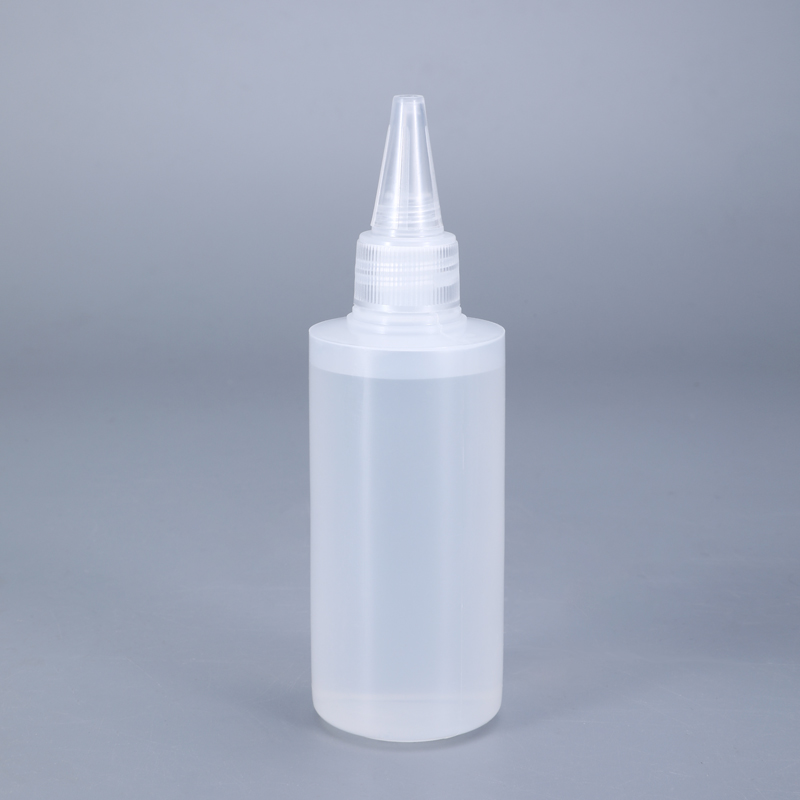 100ml Round Plastic Bottle for Nail Gel Empty Squeeze HDPE container for Glue Liquid ink Refillable Bottle 100PCS