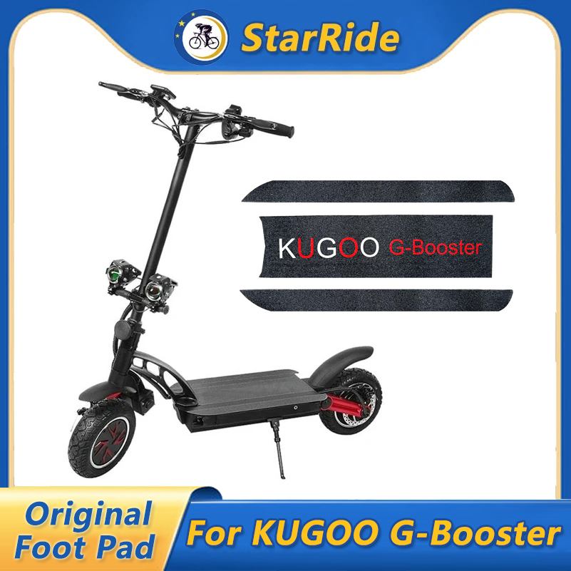 Original Foot Pad for KUGOO G-Booster Electric Scooter Parts Skateboard Non-slip Sandpaper Body Sticker Replacement Accessories