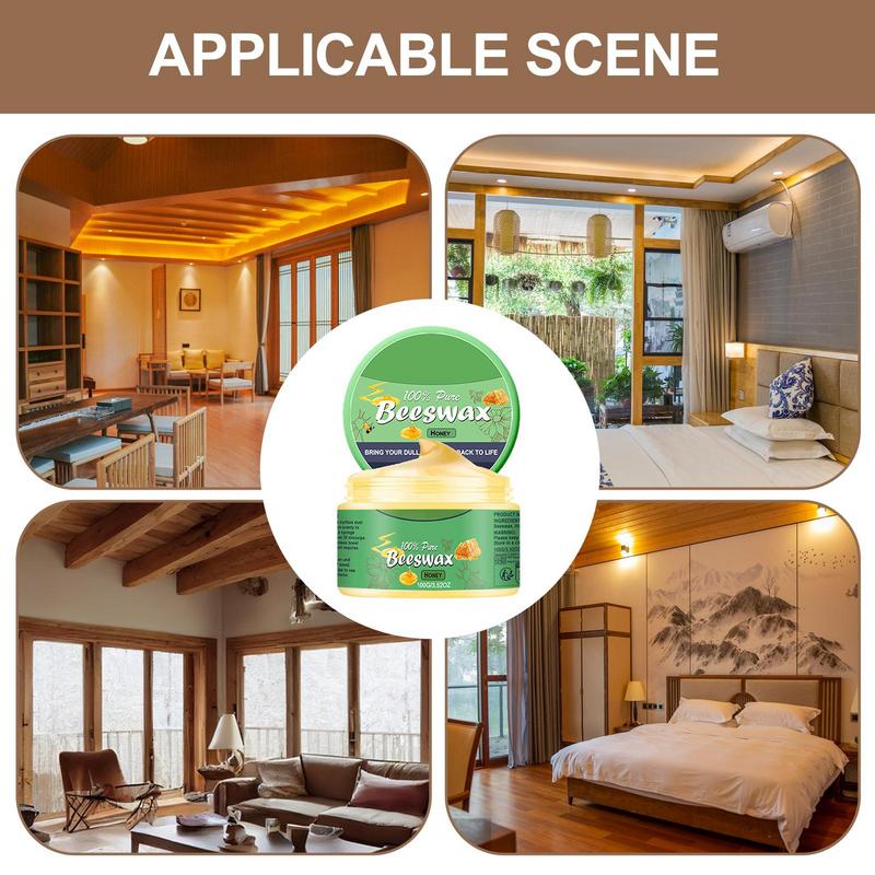 All-Natural Scentless Wood Finishing Wax, Ideal For Longevity of Hardwood Surfaces Premium Quality