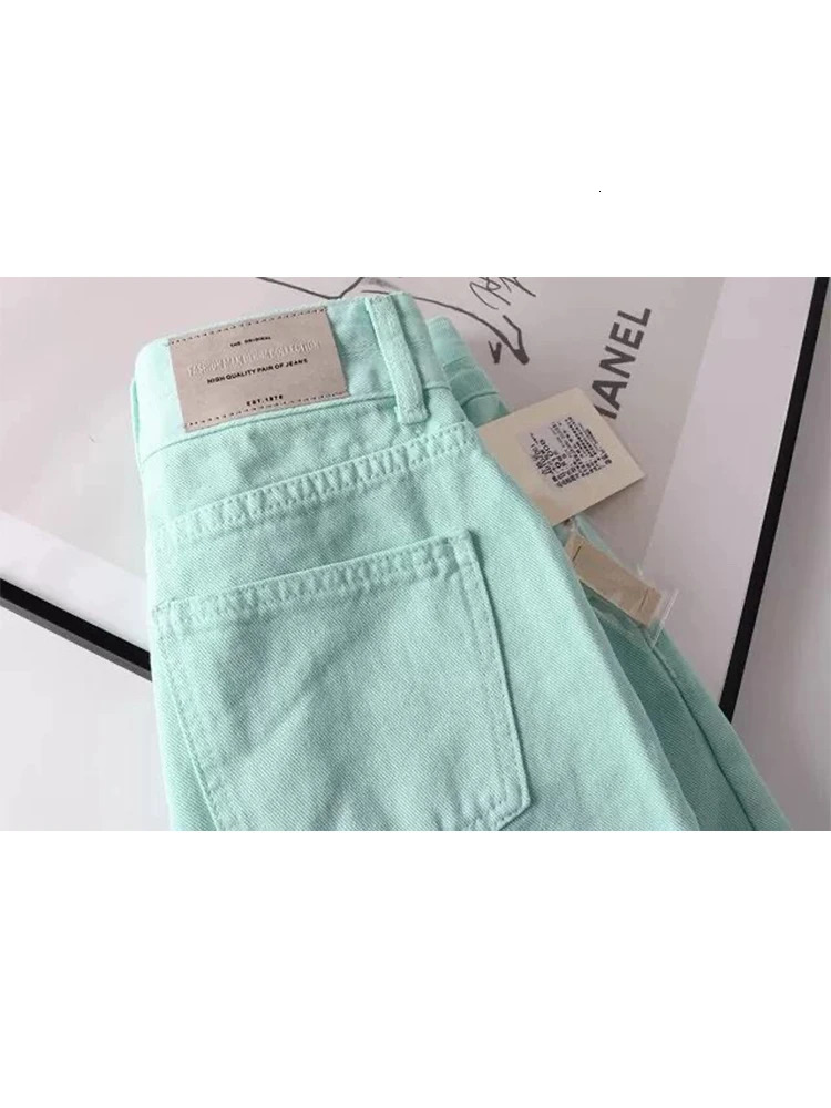 Women Green Denim Shorts Y2k Jeans Short Pants Harajuku Aesthetic Vintage Oversize Mini Cowboy Shorts 2000s Trashy Clothes 240629