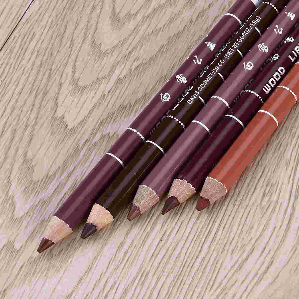 12pcs Women's Professional Makeup Lipliner Waterproof Lip Liner Pencil Set (Random Color)