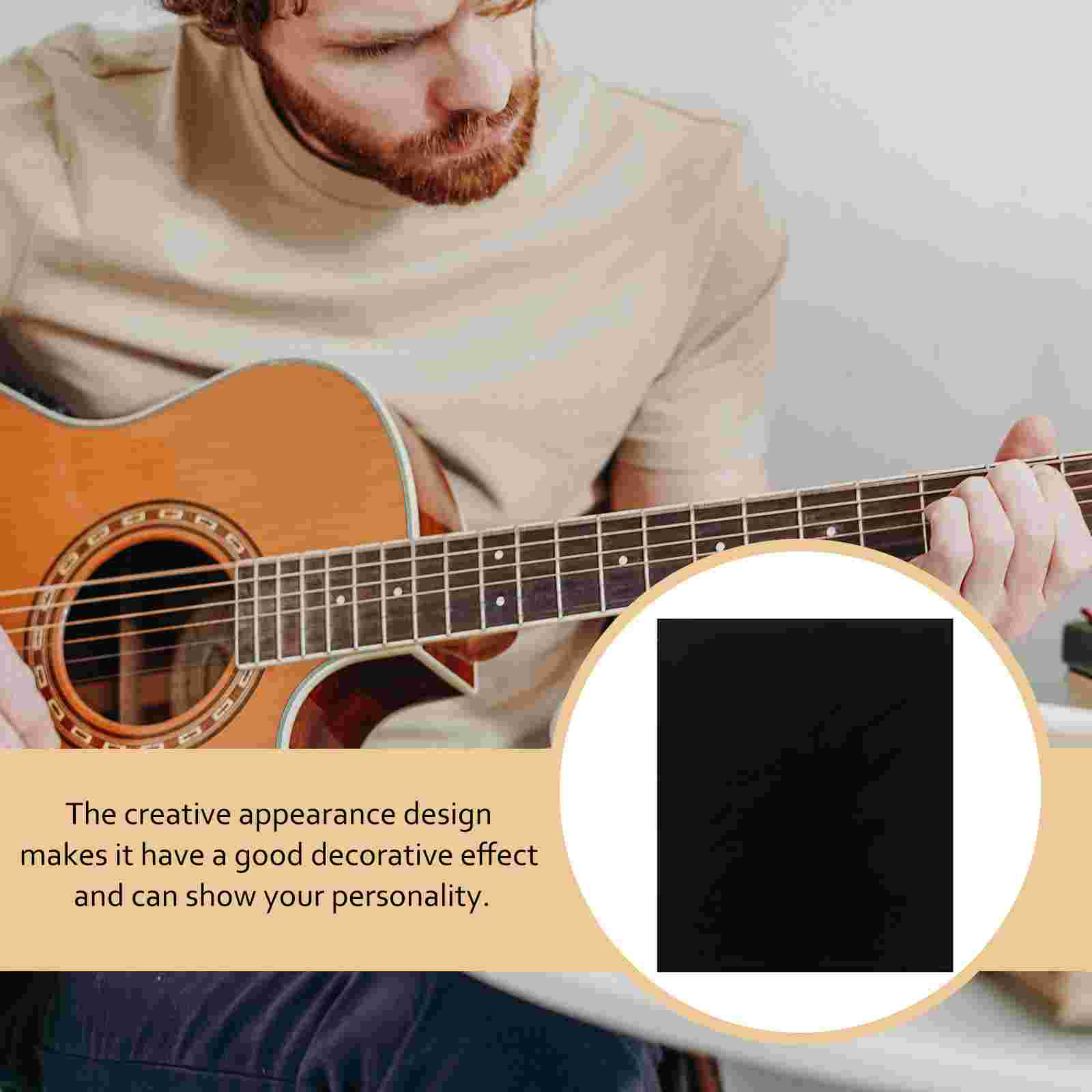 Electric Guitar Parts Guitar Pickguard Sticker Anti Scratch Guitar Guard Sticker Self Adhesive Pick Guard Acoustic Guitar