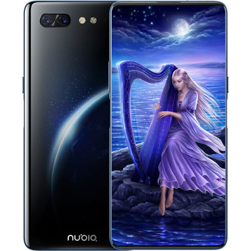 Original ZTE Nubia X 4G LTE Cell Phone 8GB RAM 128GB ROM Snapdragon 845 Octa Core 6.26" Full Screen 24.0MP OTG Full Touch Smart Mobile Phone