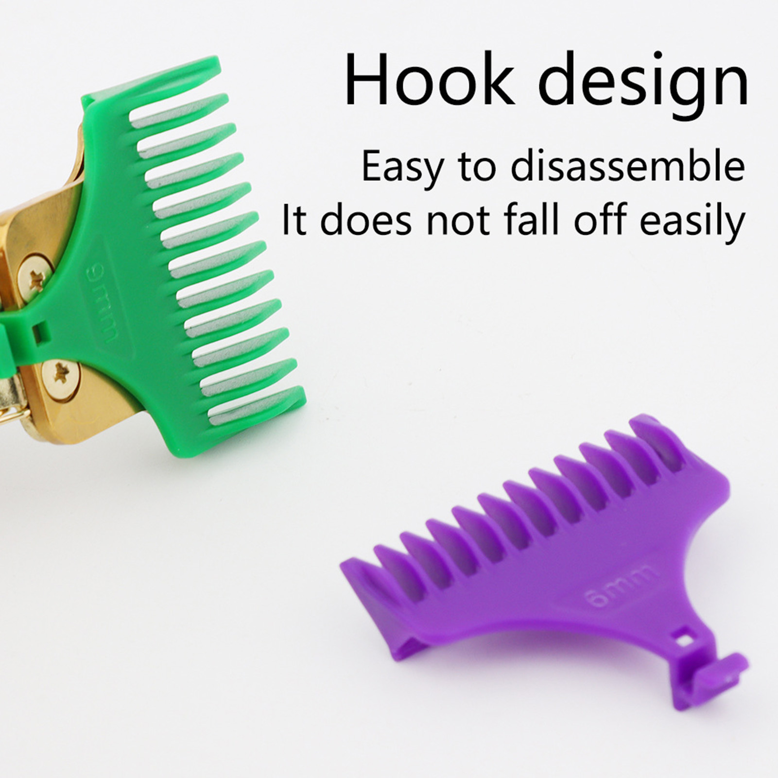 Pushing Haircut Limit Comb Set Hairline Guide Hair Trimmer Combs for Friends Neighbors Family Gift