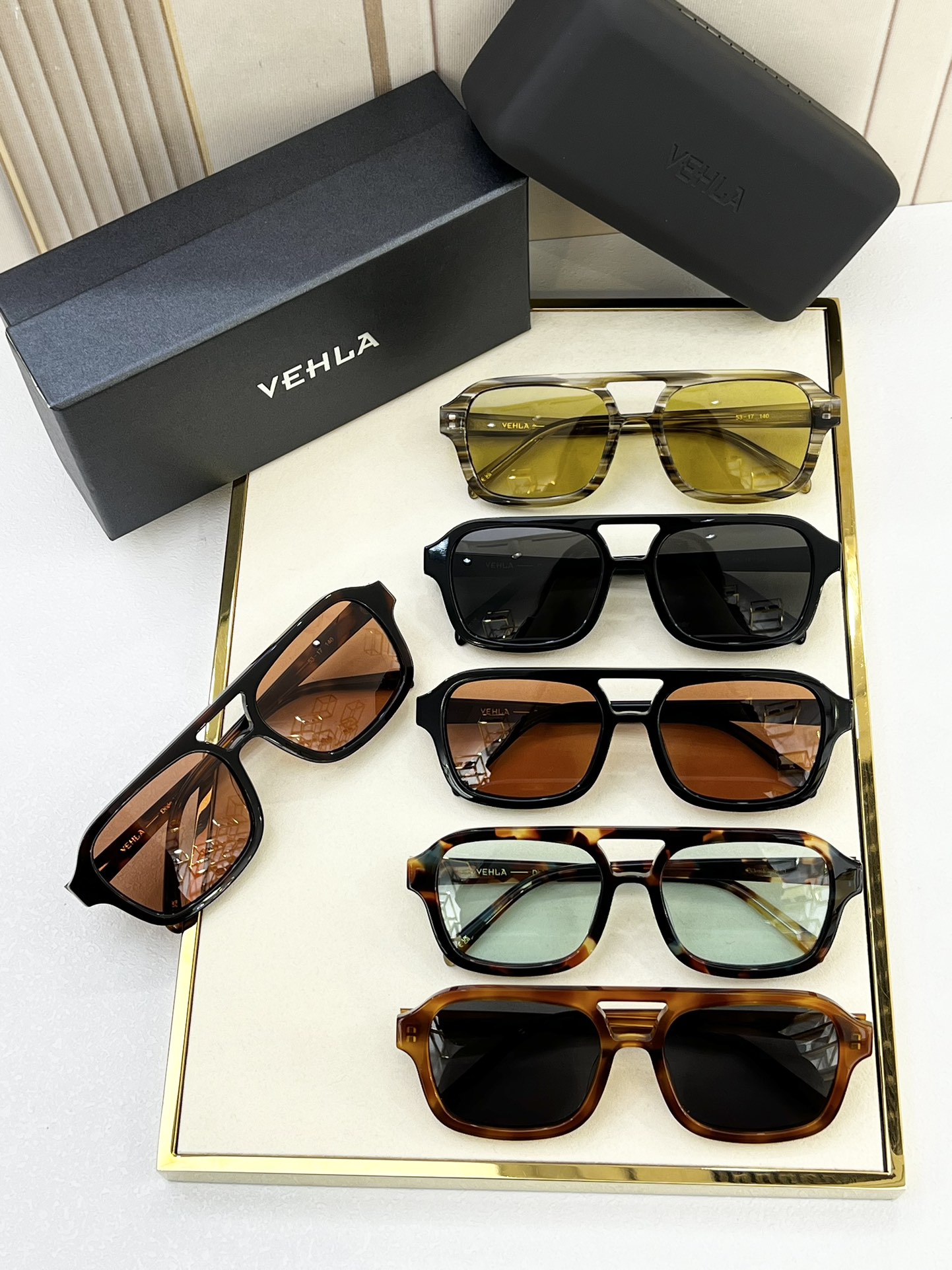 Top Quality VEHLA Sunglasses Designer Men Women Sun Glasses Super Star Driving Sunglass for Ladies Fashion Eyeglasses With Box DIXIE SIZE 53-17-140 Fr