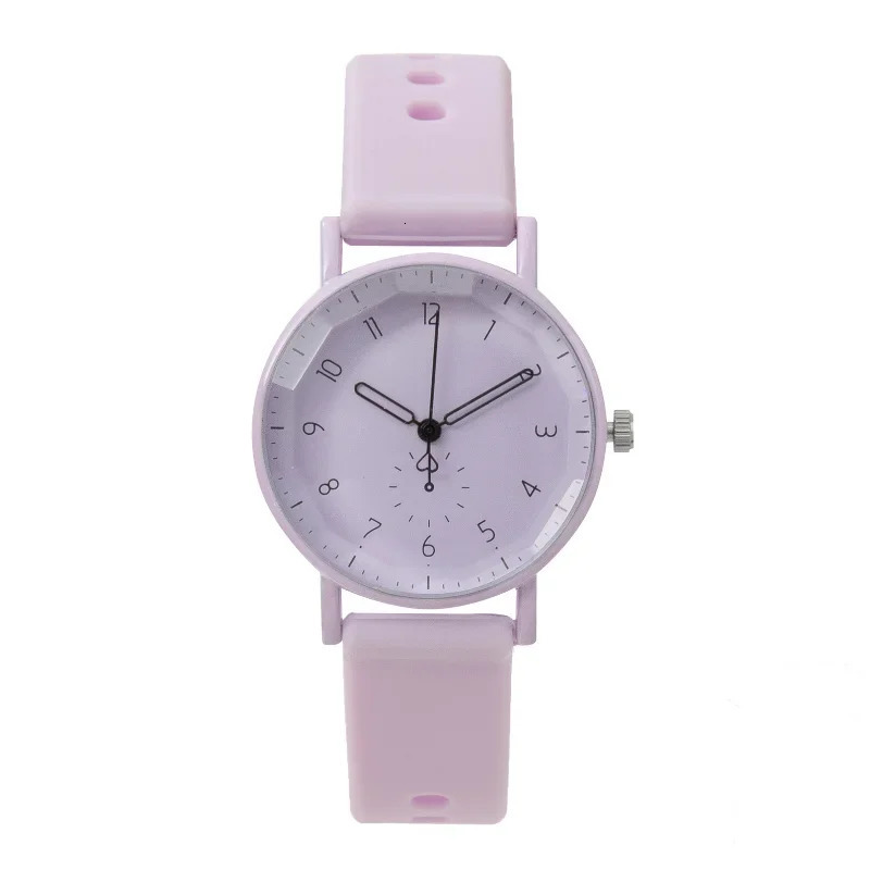 Women Watch Fashion Silicone Strap Quartz Student Sports Wristwatch Relojes Para Mujer Drop Clock 240626