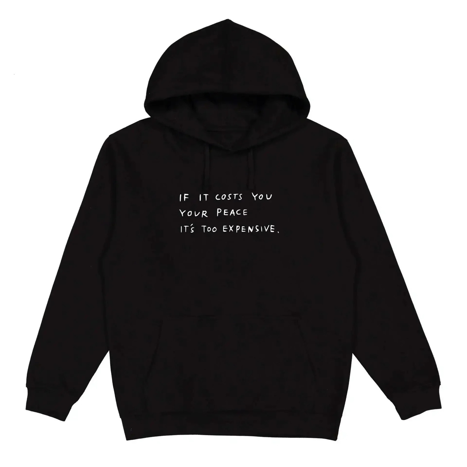 Happens Hoodie Women Hoody Sweatshirts Pullovers Quote Unisex Pure Aesthetic Cotton Top Jumper Hoodies 240627