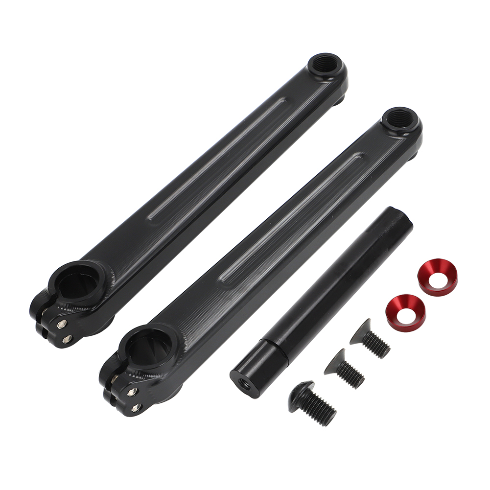 1pc Cranks BMX Crank Arms BMX 3-piece Cranks 175 mm Chrome Old School