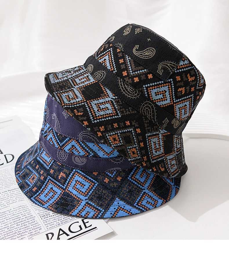 Wide Brim Hats Bucket Hats Hat Female 2024 Spring Korean Version New Niche Design Washbasin Hat Summer UV Protection Sun Bucket Hat