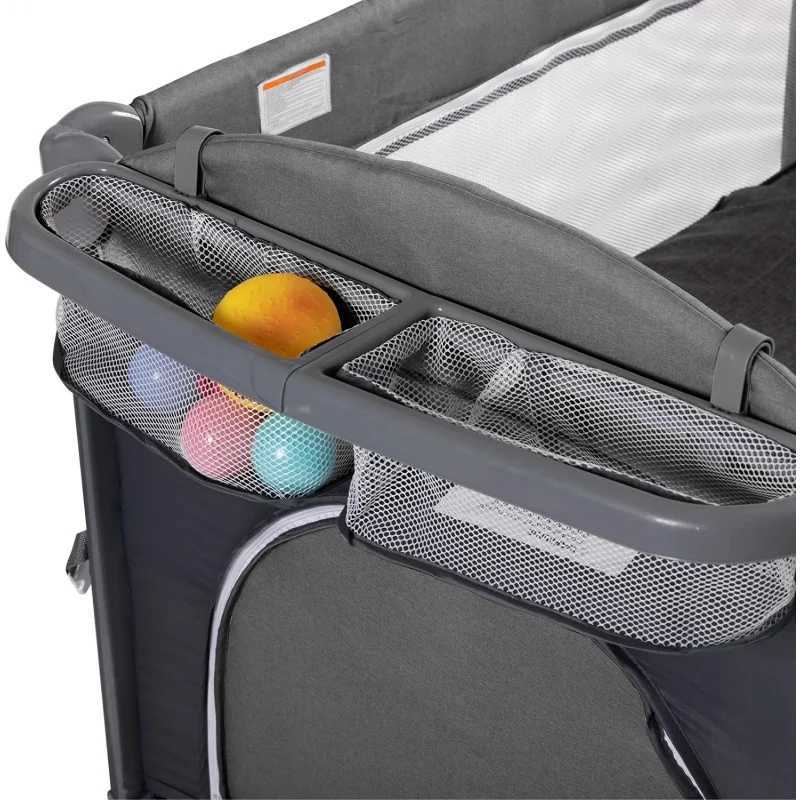 Baby Cribs 5 in 1 Baby CribBassinet Bedside Cribs Pack and Play with Changing Table Portable Travel Playpen WX