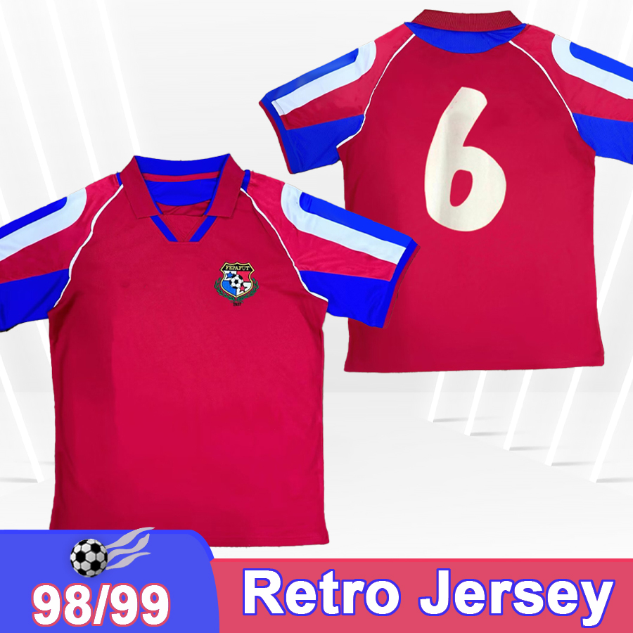 1998 1999 Panama National Team Mens Retro Soccer Jerseys Panama vintage Home Football Shirts Short Sleeve Uniforms