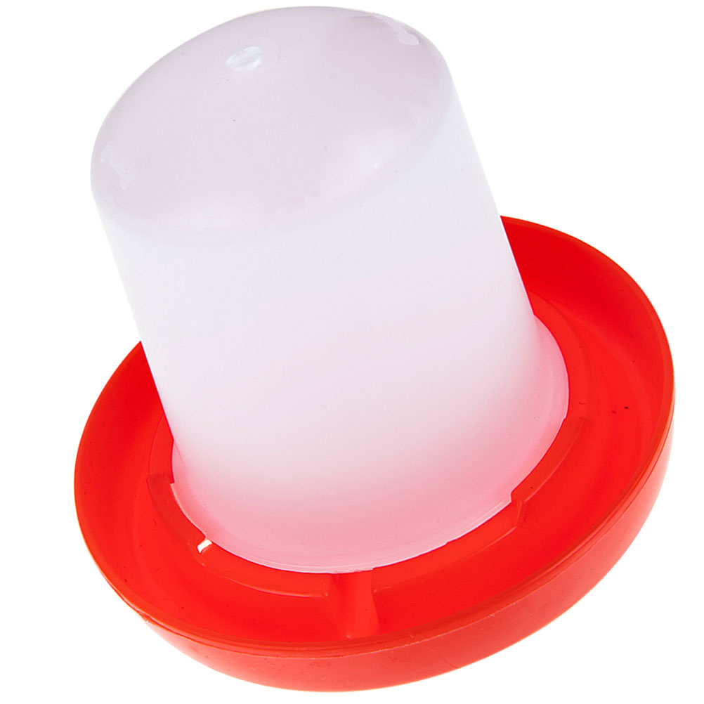 Chicken Drinking Bucket Poultry Water Trough Coop and Feed Bowls Duck Food Feeder Containers Cups Dispenser Accessories