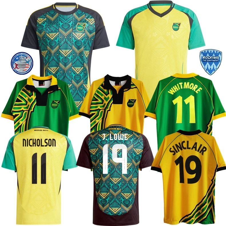 2024 1998 Jamaica soccer jerseys 24 25 national football team Bailey ANTONIO REID Nicholson Sinclair Whitmore home away vintage retro shirts