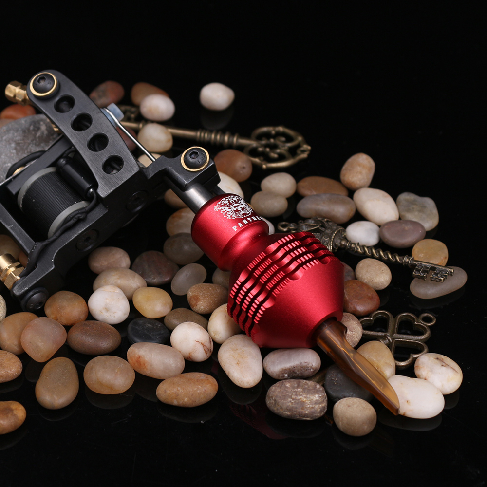 New Tattoo Grip GP21 Grip Aluminum Red Color Self-Lock Grip Professional Tattoo Supply