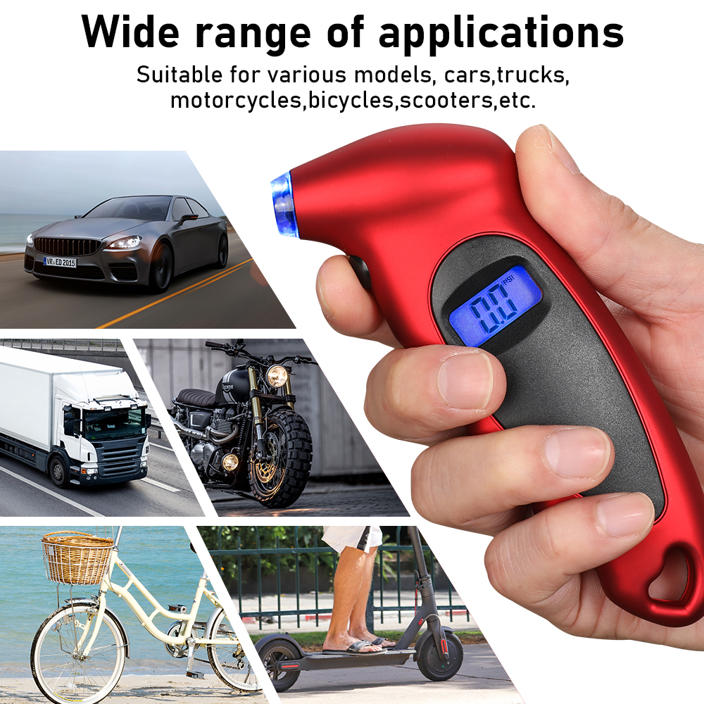 Digital Car Tire Tyre Air Pressure Gauge Meter LCD Display Manometer Car Tire Air Pressure LCD Display Auto Diagnostic Tools