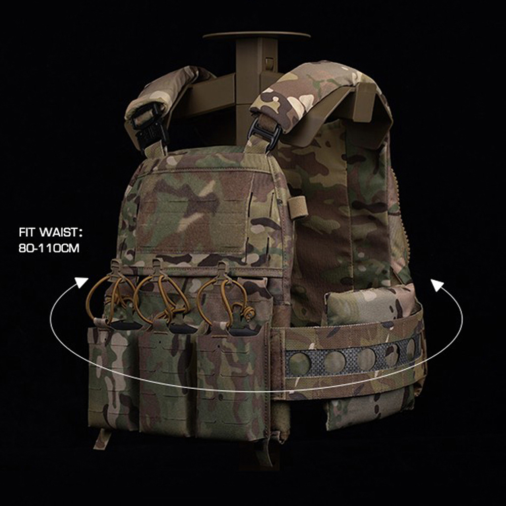 Tactical Vest Ferro FCPC V5 Plate Carrier MOLLE Hunting Military Vest Back Panel Supplement Pouch Airsoft Shooting Body Armor