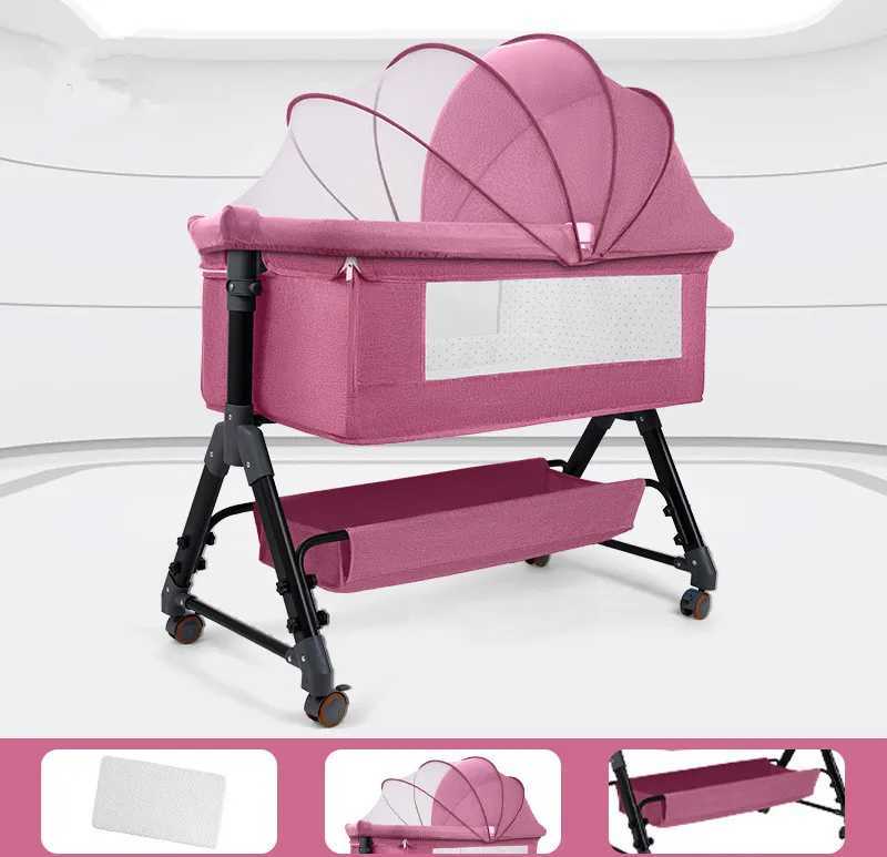 Baby Cribs Kids Cribs Baby Bed Wood Baby Furniture 4 in 1 Child Bed WX