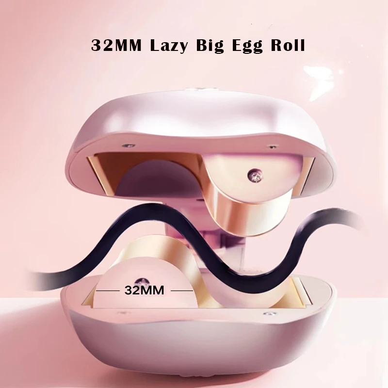 32mm Cat Ear 2 Barrels Ceramic Curling Irons Egg Rolls Hair Curler For Perm Mini Hair Crimper Curling Hair Styling Tools