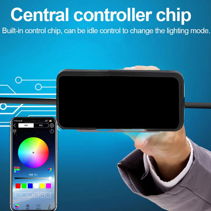 LED Whip Lights Lighted Antenna Whips With APP Control Universal Antenna Light For Sand Rails Trucks UTVs ATVs Karts Motorcycles