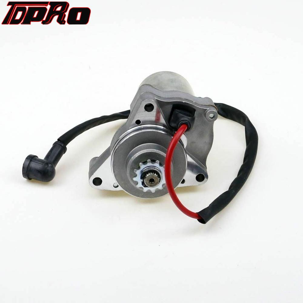 TDPRO Starter Motor Upper Engine 50cc 70cc 90cc 110cc 125cc ATV Quad Go Kart Dirt Bike Buggy Taotao