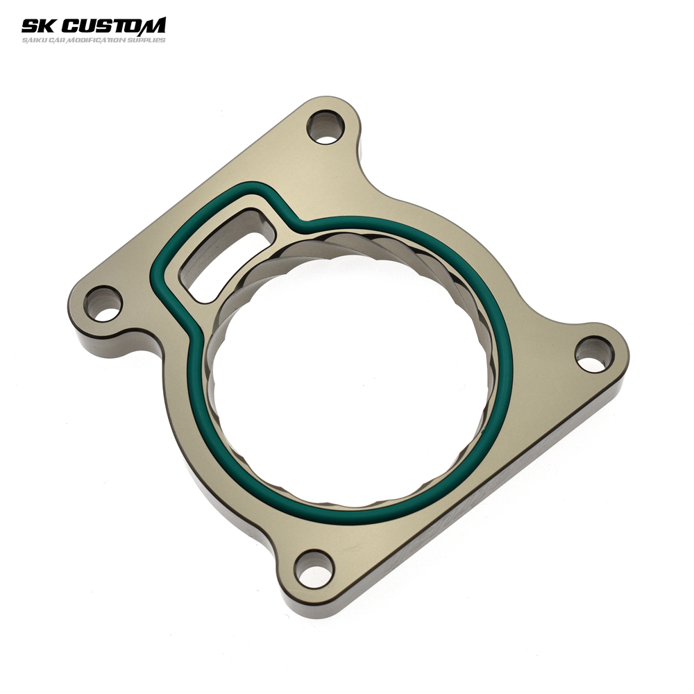 Throttle Body Spacer For Ford Focus 2 Fiesta ST150 MK 6 Mondeo 1.8 2.0 Engine Al Alloy Throttle Vortex Intake Gasket Accessories