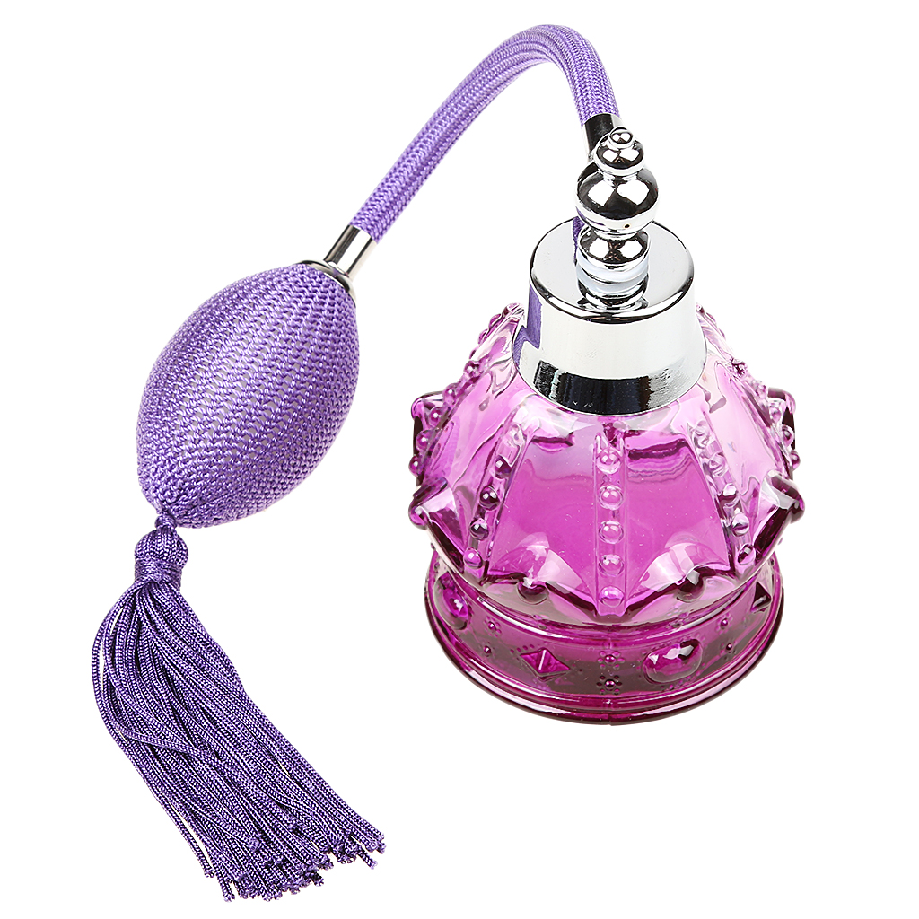 Empty Perfume Bottle Crystal Glass Spray Bottle Luxury Women Lady Home Decor