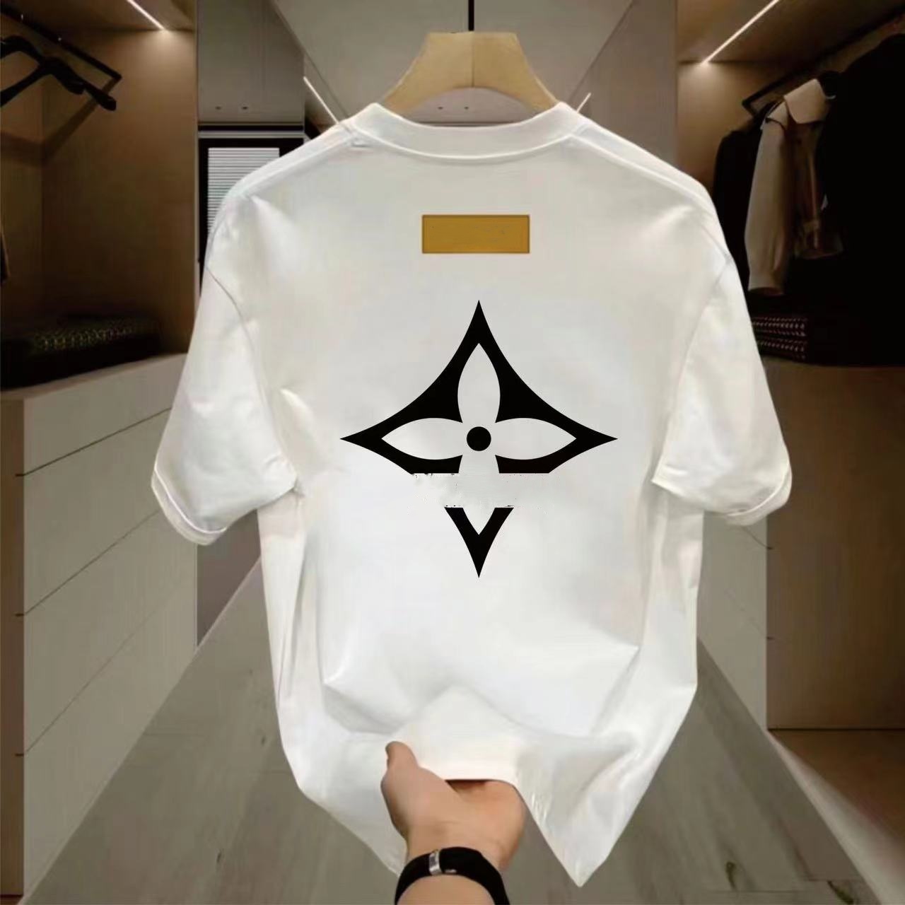 Fashion Mens T Shirt Men Women Streetwear Cotton Short Sleeve T Shirts Mens Letter Print Tees Size
