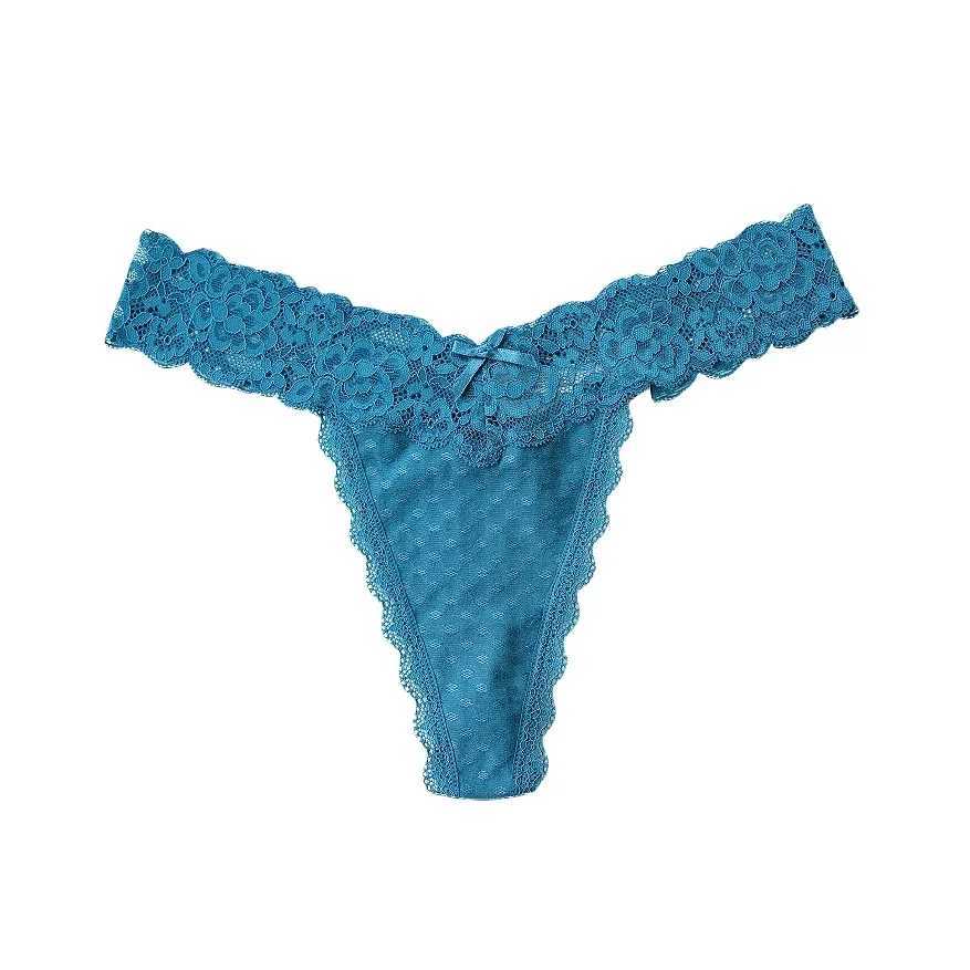 Briefs Panties 6Pcs/Lot XXL VS Cotton thong T-Back lingerie Womens sexy underwear G Strings Large buttocks Womens seamless lace Tanga Hipster lingerie