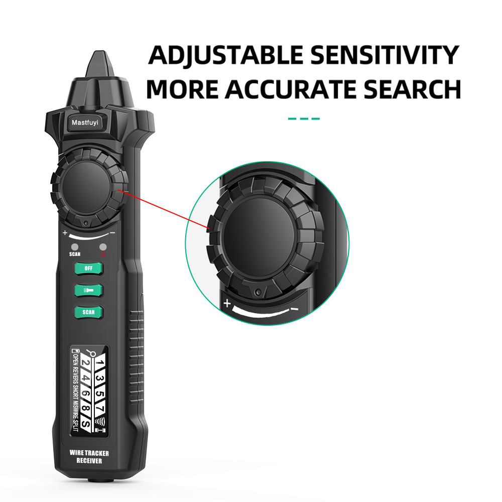 FY8172 Cable Tracker Cable POE Wire Checker Cat5 Cat6 Test Network Tool Telephone/Network Cable Wire Tracker Toner Lan Tester