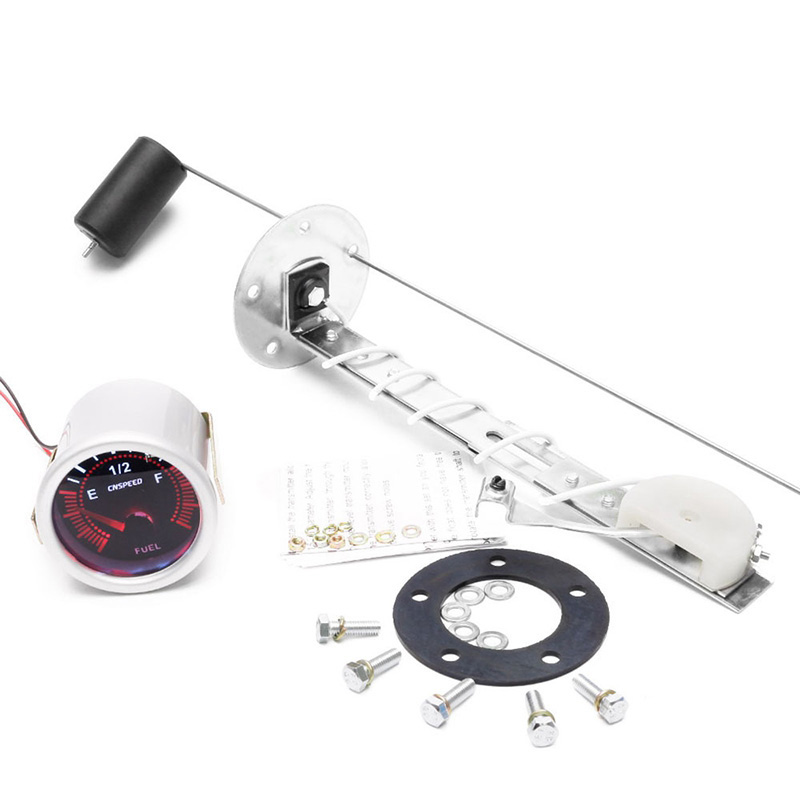 CNSPEED 2Inch 52Mm Fuel Level Gauge Car Meter With Fuel Float Sensor Automotive Gauges 12V Universal Car