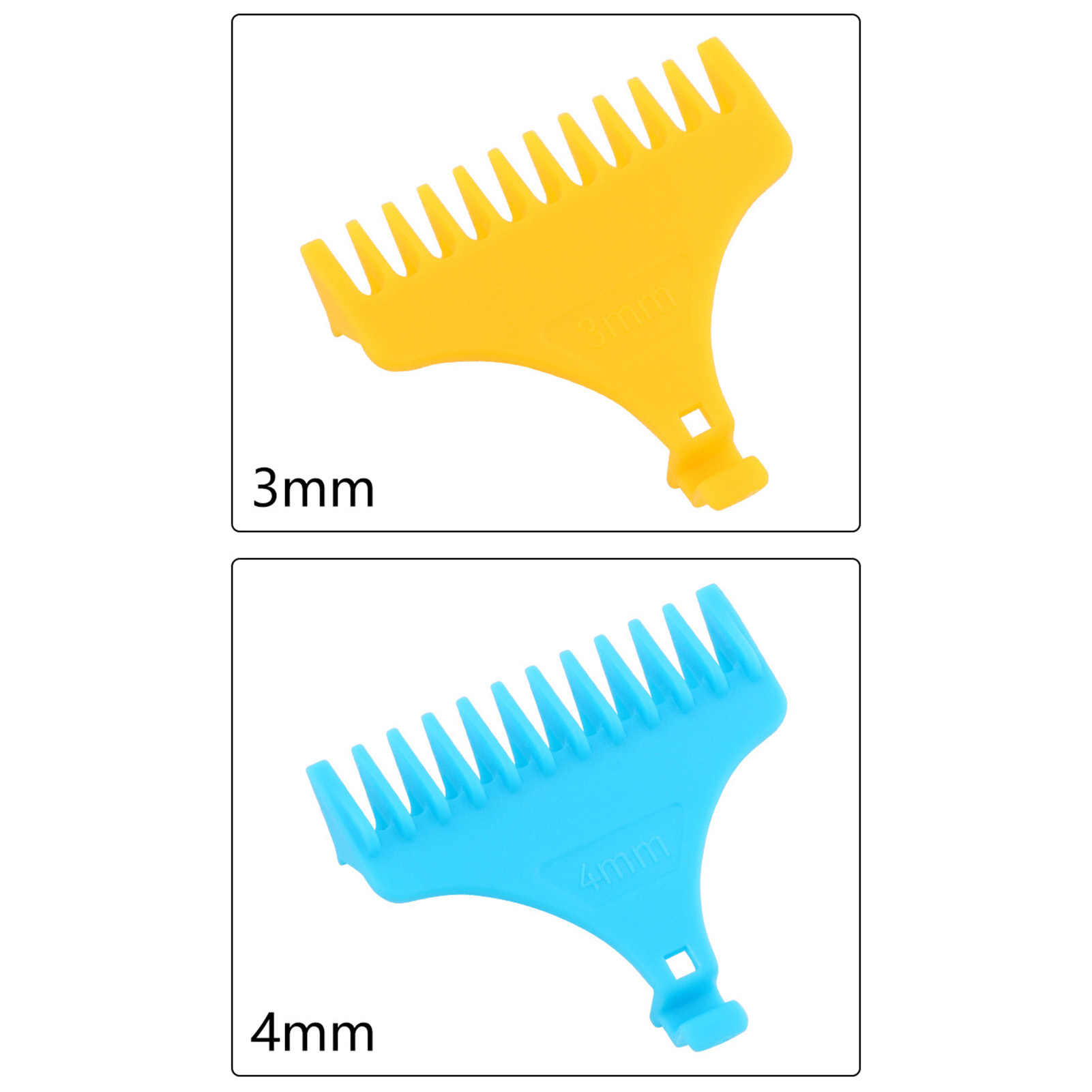 Pushing Haircut Limit Comb Set Hairline Guide Hair Trimmer Combs for Friends Neighbors Family Gift
