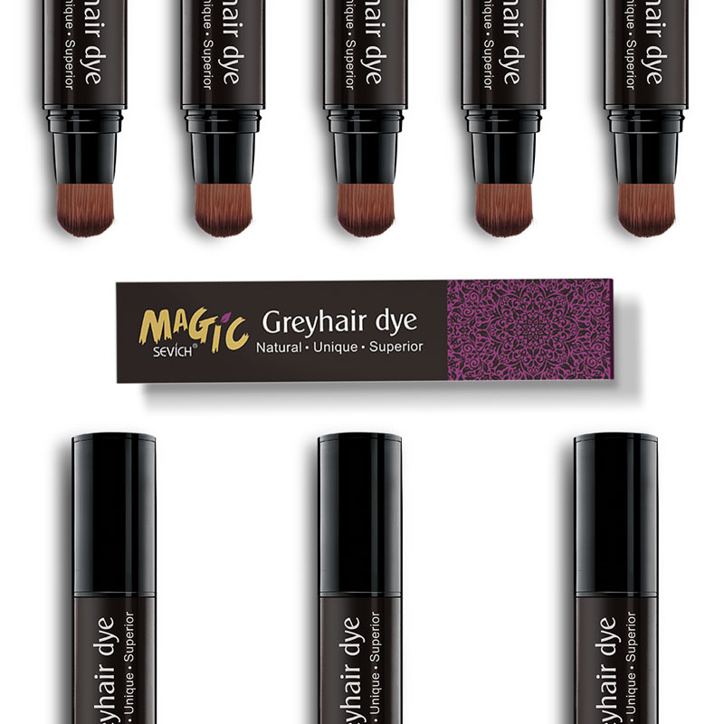 Sevich Temporary Hair Dye Pen Instant Hair Color Brush And Comb DIY Hair Color Wax Mascara Dye Cream 3 Color 12ml