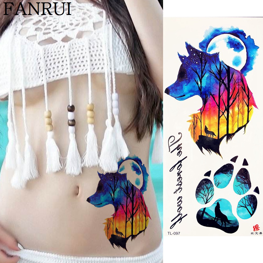 Jewelry Chains Hands Temporary Tattoo Stickers Women Body Under Breast Art Drawing Fake Tattoo Gem Flower Tatoos Girls Bracelet