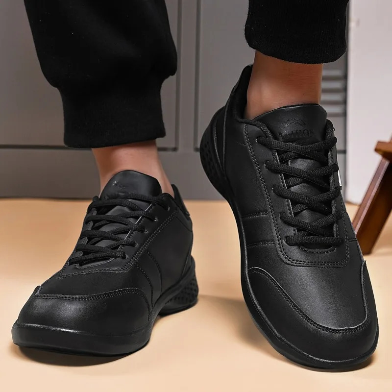 NKLSA mens shoes spring and autumn waterproof walking sports shoes casual mens leather sports shoes anti slip shoes mens tennis shoes 240930