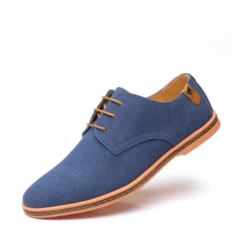 Mens shoes suede mens shoes Oxford casual sports shoes comfortable sports shoes dress shoes large-sized apartments zapatillas hombre 240930