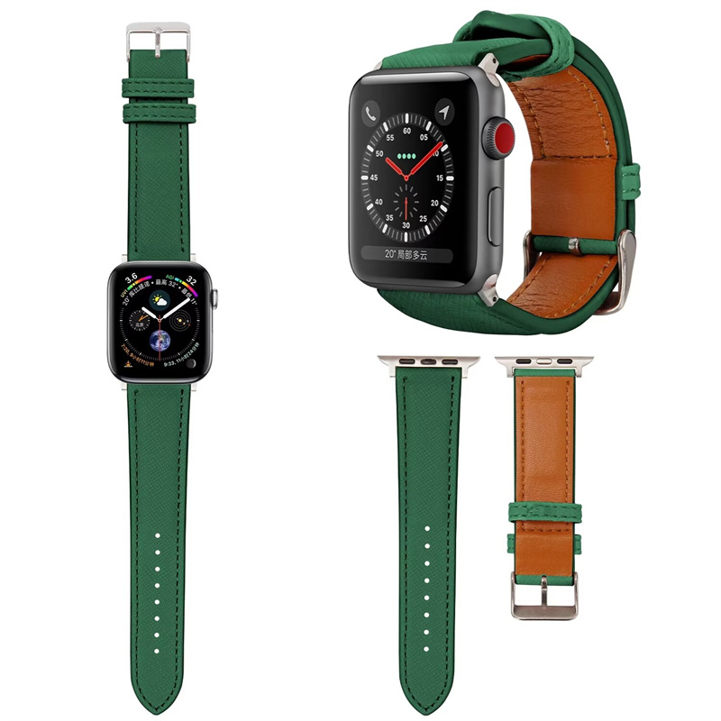 Luxury Designer PU Leather WatchBands Compatible with Apple Watch Strap 46mm 49mm 45mm 44mm 42mm 41mm 40mm 38m Replacement Bands iWatch 10 9 SE Series