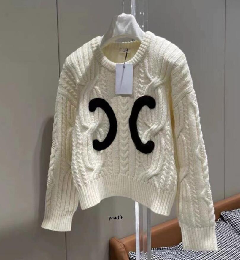 Designer Sweater Jackets Womens sweater Fall Cashmere knit Jackets Fashion brand Embroidery LOGO Wool knit Cardigan Coat Loose casual Top womens wool sweater top