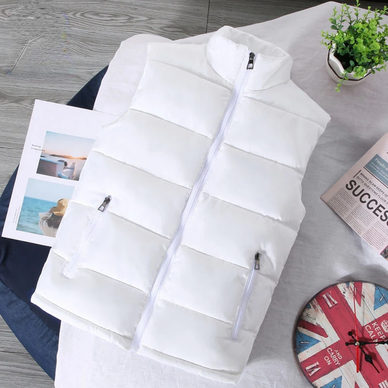 y mens vest warm autumn winter jacket sleeveless Parkas inflatable thick coat clothing black and white red 240926