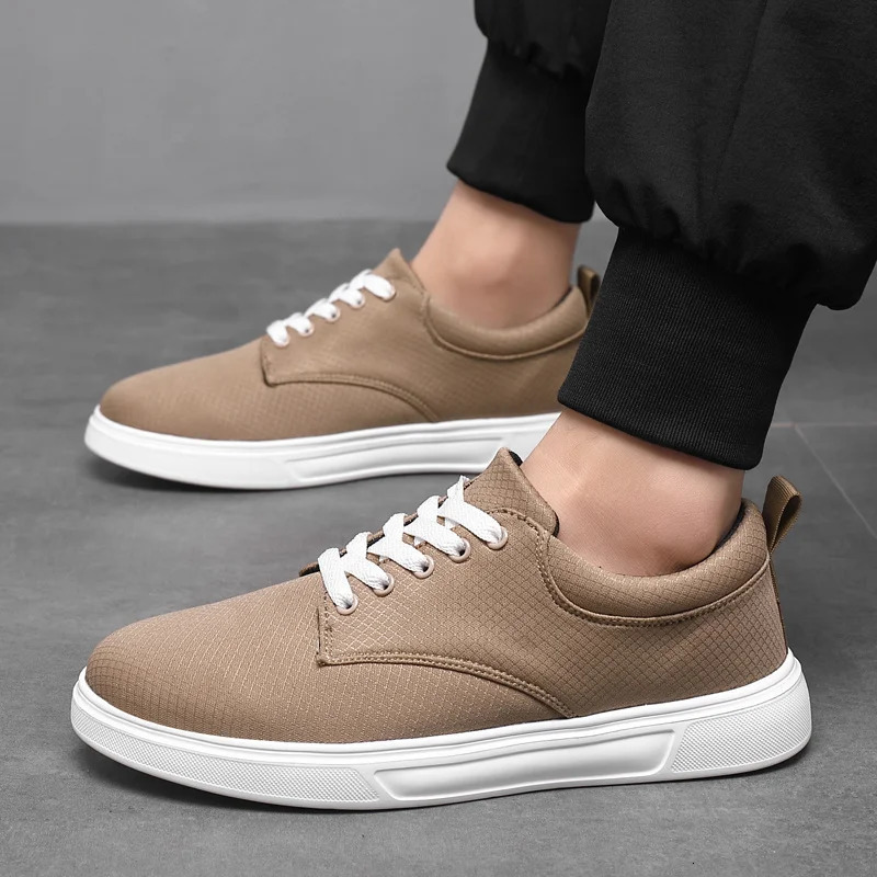selling mens casual shoes brown lace mens outdoor flat shoes and lightweight mens casual sports shoes Zapatillas De Hombre 241008