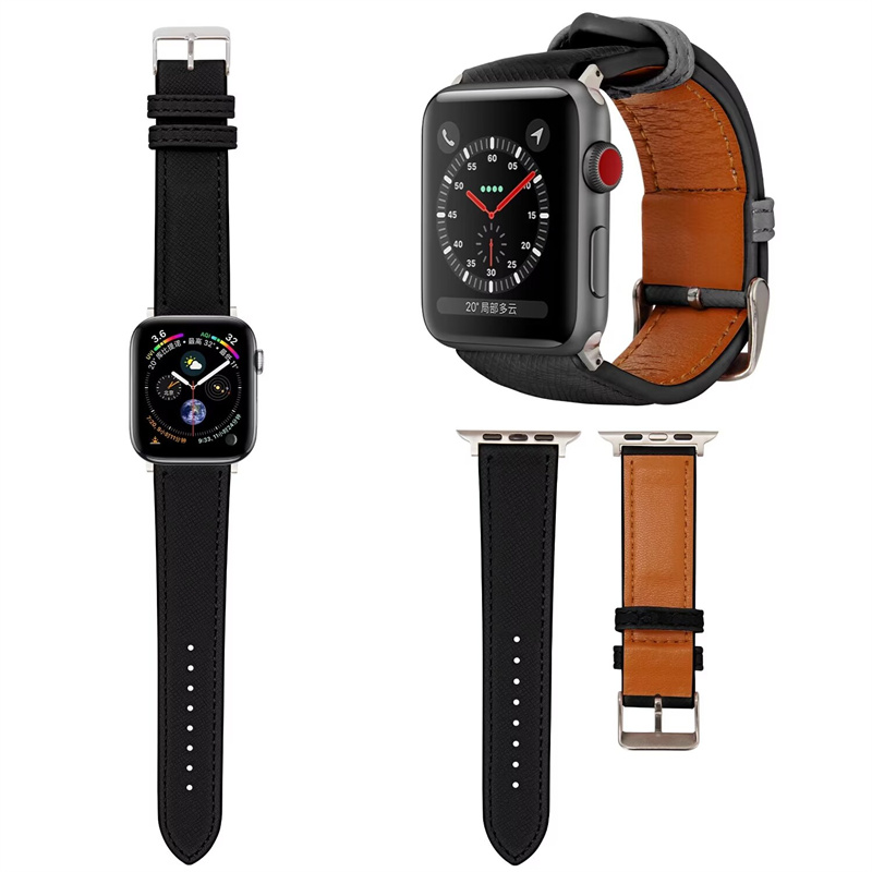Luxury Designer PU Leather WatchBands Compatible with Apple Watch Strap 46mm 49mm 45mm 44mm 42mm 41mm 40mm 38m Replacement Bands iWatch 10 9 SE Series