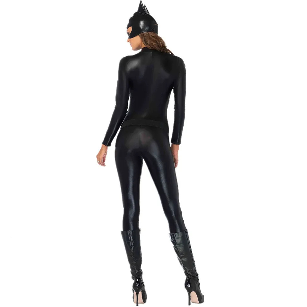 Halloween Catwoman Coaplay Uniform Nightclub Bar DS Pole Dance Performance Costume 240930