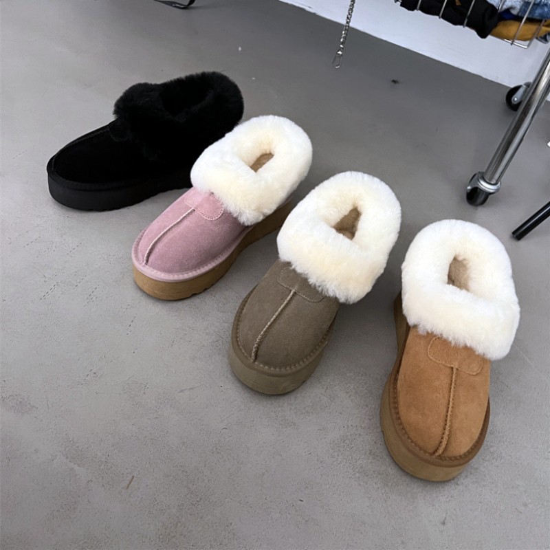 Womens slippers Tazz Chestnut Fur Slides Dheepskin Shearling slipper Tasman Classic Ultra Mini Platform Boots women snow Wool Blend Winter Australia Booties