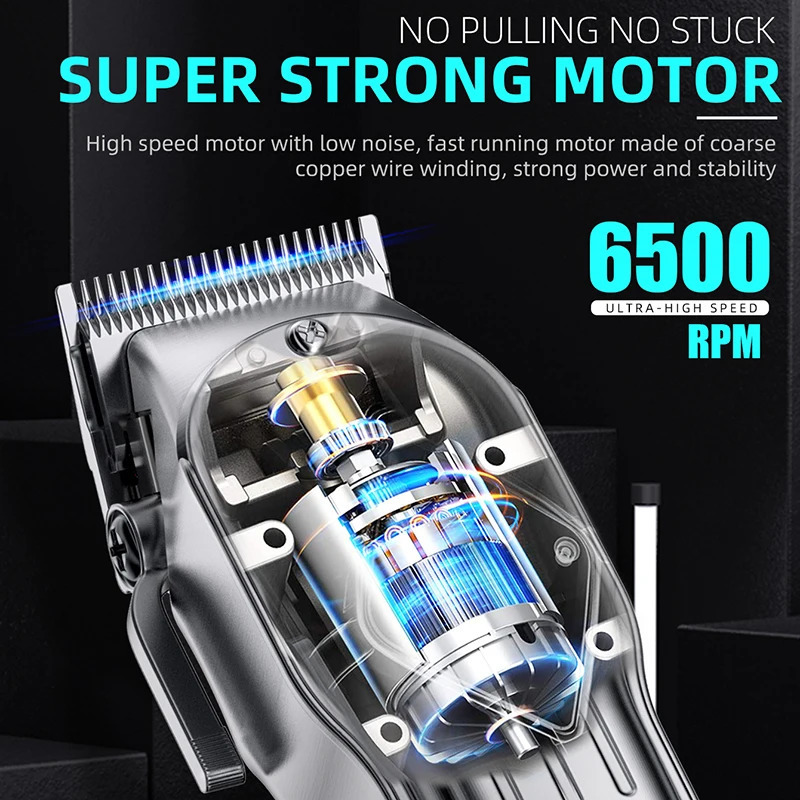 KIKIDO Original Multifunctional Hair Clipper Set Professional Mens Hair Trimmer Adjustable Cordless Hair Cutting Machine 240925