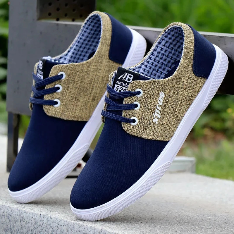 Autumn Big Size 47 48 Mens Espadrillles Autumn Canvas Shoes Male Basic Flats Comfort Loafers Mens Casual Breathable Sneakers 240930
