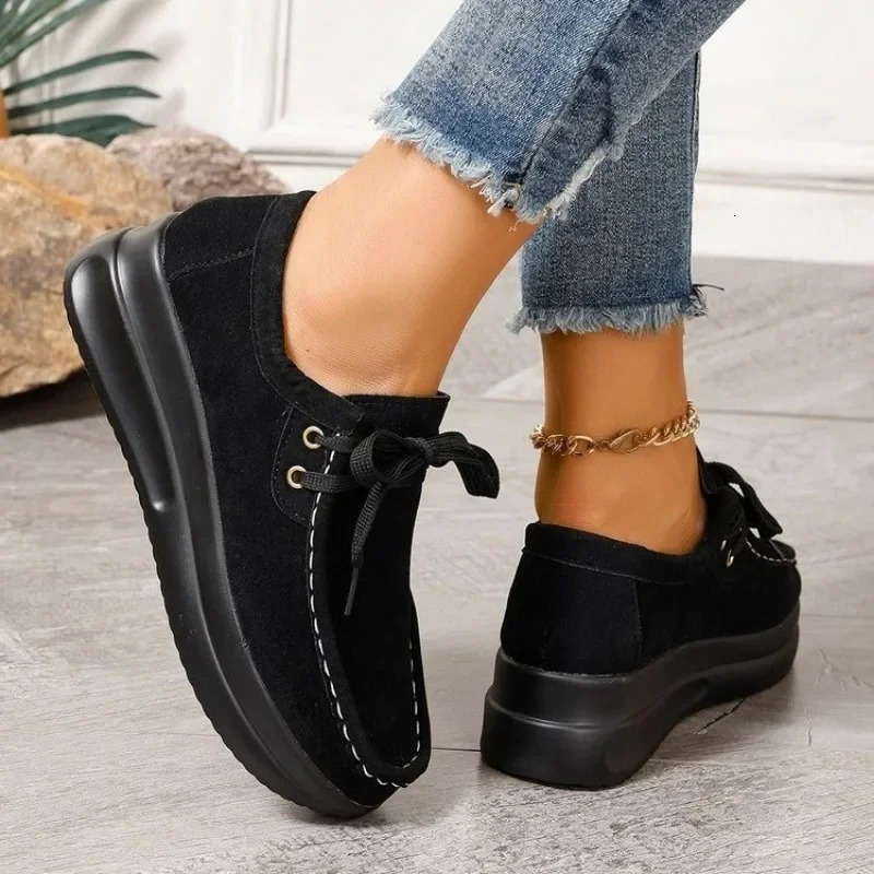 2024 Fashion Breathable Flat Shoes Womens Lightweight Flat Shoes 240923